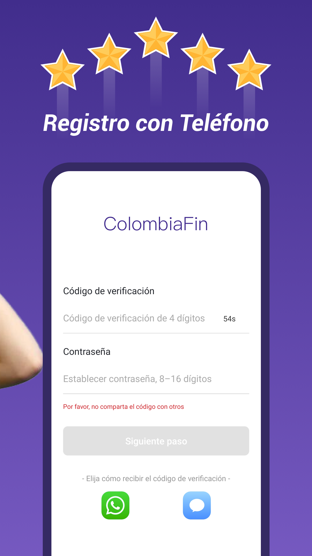 ColombiaFin App Interface
